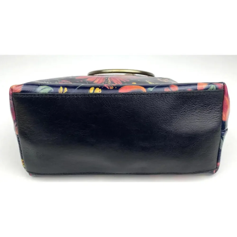 Patricia Nash Leather Tropical Escape Novella Purse Frame Handle NO CHAIN STRAP - Picture 4 of 15